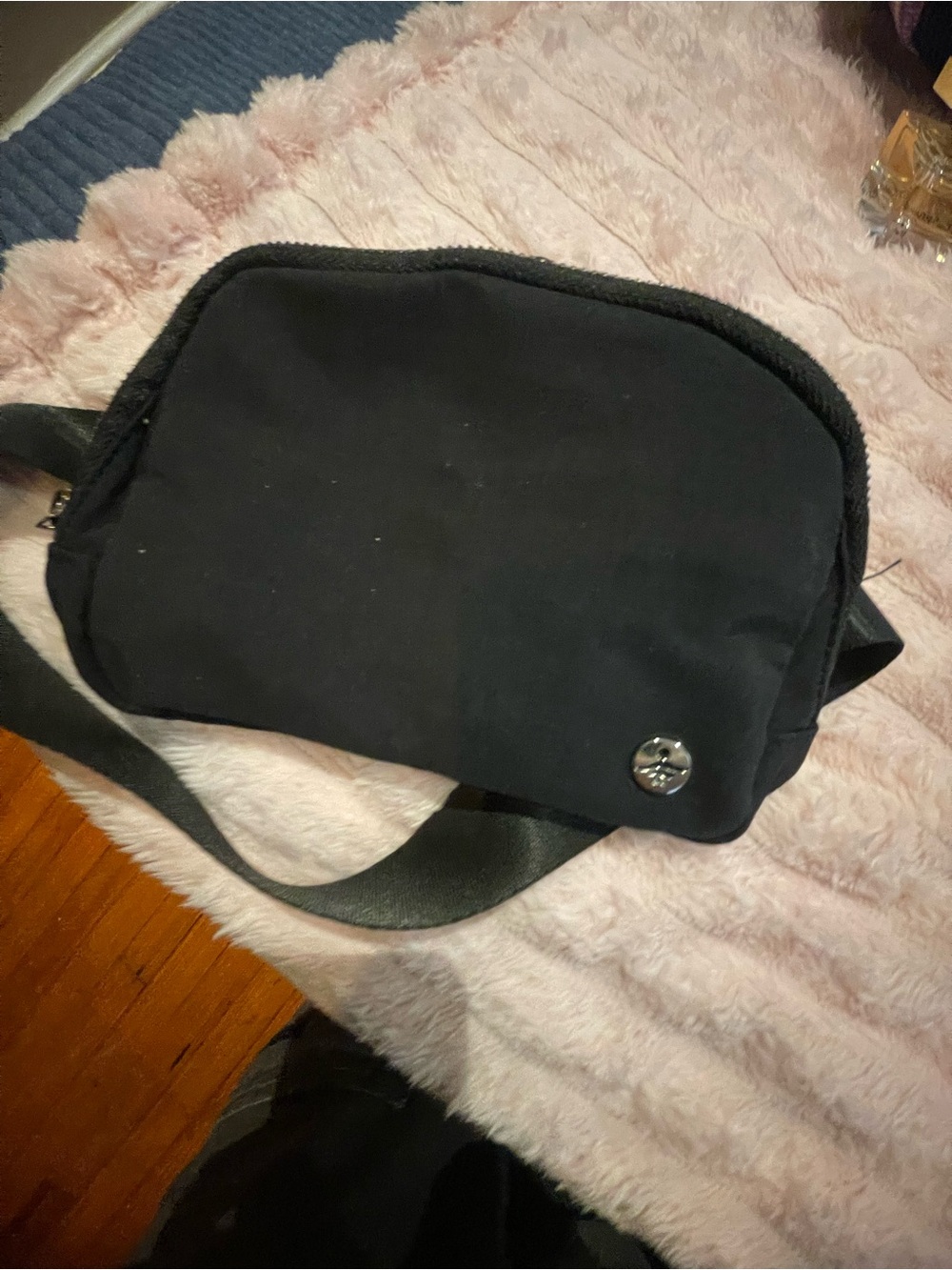Lulu inspired Black Crossbody Bag - Sleek Everyday Carry